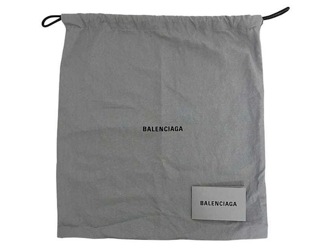 Borsa a tracolla in pelle beige Balenciaga - vista 11