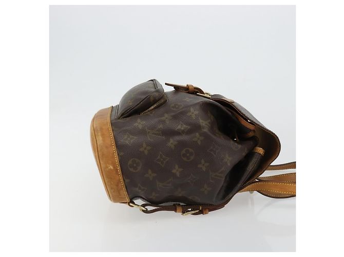 Louis Vuitton Vintage Montsouris Monogram Canvas PM Marron - vue 3