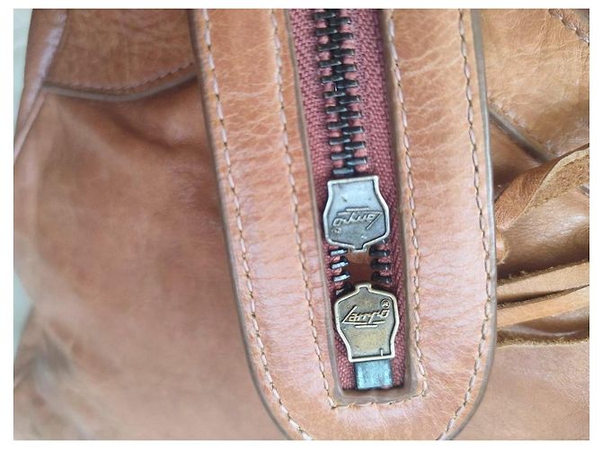 City Borsa Balenciaga Velo in pelle di agnello Cognac Beige - vista 15