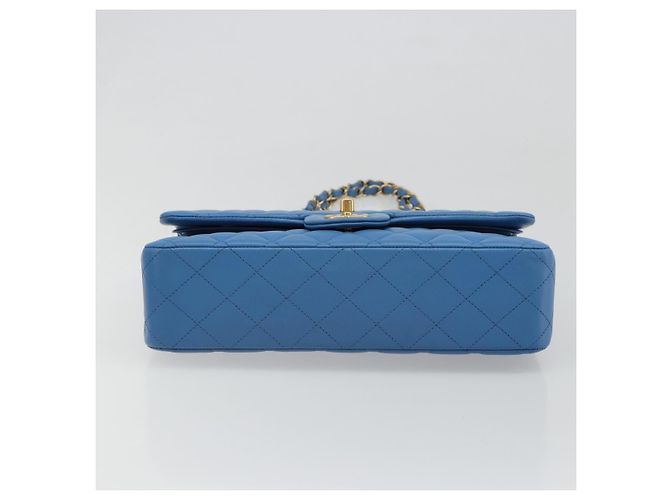 Chanel Matelassé Lambskin leather 25 Blu - vista 5