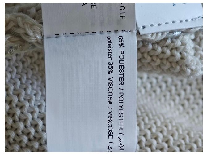 Adolfo Dominguez beiger Strickcardigan mit Metallic-Effekt Grau - Ansicht 7
