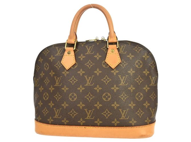 Louis Vuitton Vintage Alma Monogram Canvas PM Marrone - vista 2