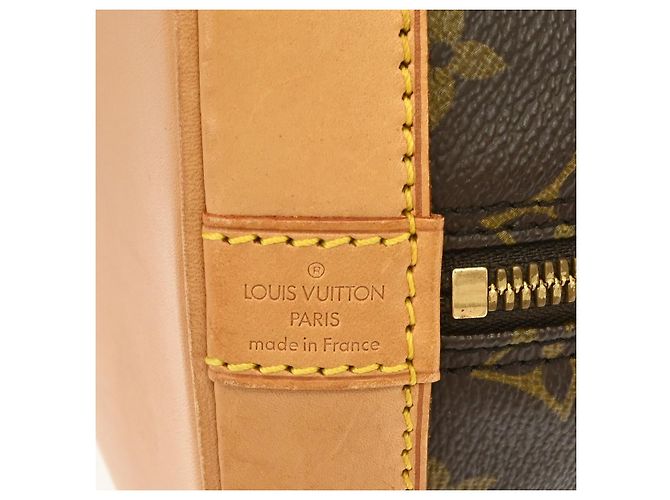 Louis Vuitton Vintage Alma Monogram Canvas PM Marrone - vista 4