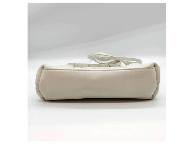 Borsa a Spalla Triangle Small Point Bottega Veneta Bianco Crudo - vista 3