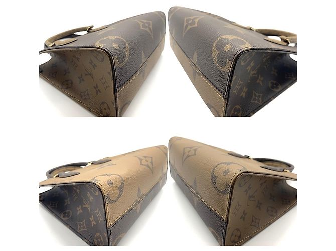 Borsa Tote Louis Vuitton OnTheGo PM Marrone Monogramma - vista 4