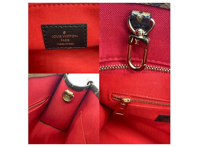 Borsa Tote Louis Vuitton OnTheGo PM Marrone Monogramma - vista 8
