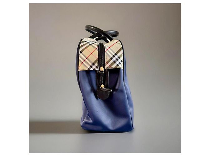 Borsa da viaggio Burberry Nylon Blu Scuro - vista 2