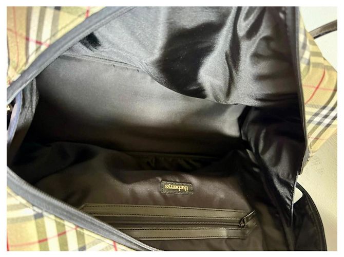 Borsa da viaggio Burberry Nylon Blu Scuro - vista 4