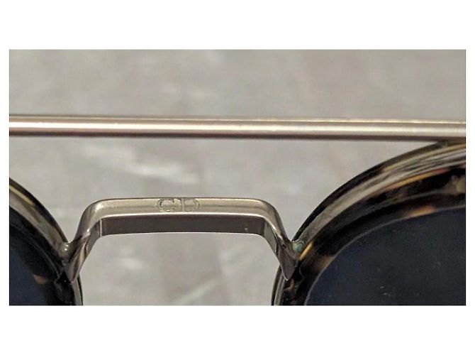 Occhiali da sole Dior 0219s Tartarugati e Blu Marrone Metallico - vista 8