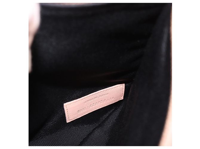 SAINT LAURENT Sac De Jules Hand Bag Leather 2way Pink Gold Auth ka4847V Rosa D'oro - vista 12