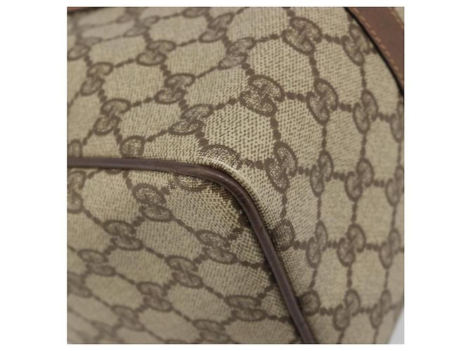 Borsa GUCCI GG Supreme in PVC Beige Oro 002 39 6842 Auth ka4795 D'oro - vista 15