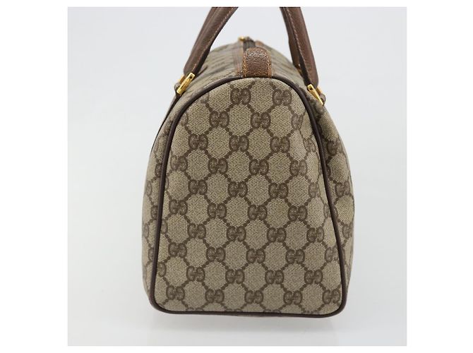 Borsa GUCCI GG Supreme in PVC Beige Oro 002 39 6842 Auth ka4795 D'oro - vista 3