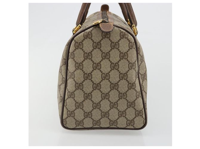 Borsa GUCCI GG Supreme in PVC Beige Oro 002 39 6842 Auth ka4795 D'oro - vista 4