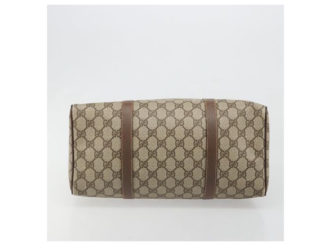 Borsa GUCCI GG Supreme in PVC Beige Oro 002 39 6842 Auth ka4795 D'oro - vista 5