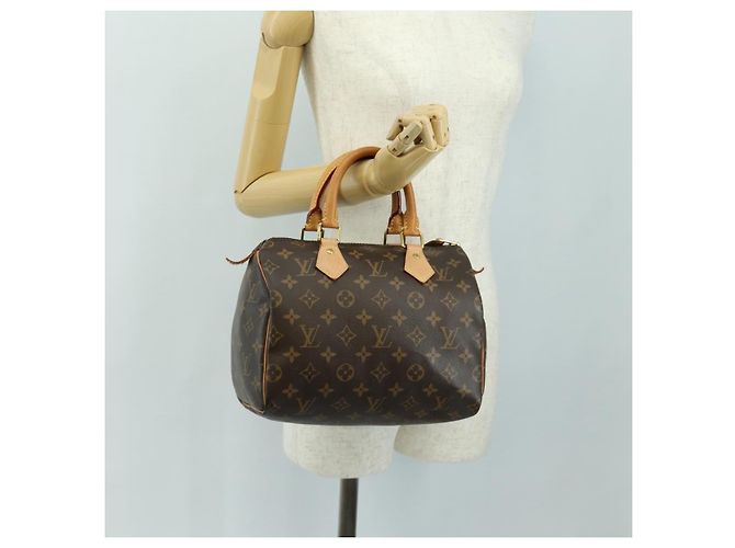 LOUIS VUITTON Borsa Monogram Speedy 25 M41528 LV Auth 185348SAM Monogramma - vista 30