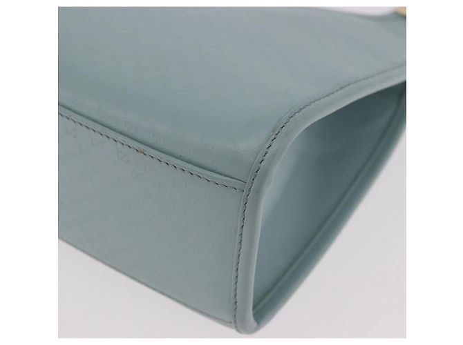 Borsa GUCCI Micro Guccissima Jackie Oro Azzurro 002 1068 2404 Auth 186130V D'oro Blu chiaro - vista 15