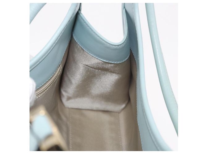 Borsa GUCCI Micro Guccissima Jackie Oro Azzurro 002 1068 2404 Auth 186130V D'oro Blu chiaro - vista 19