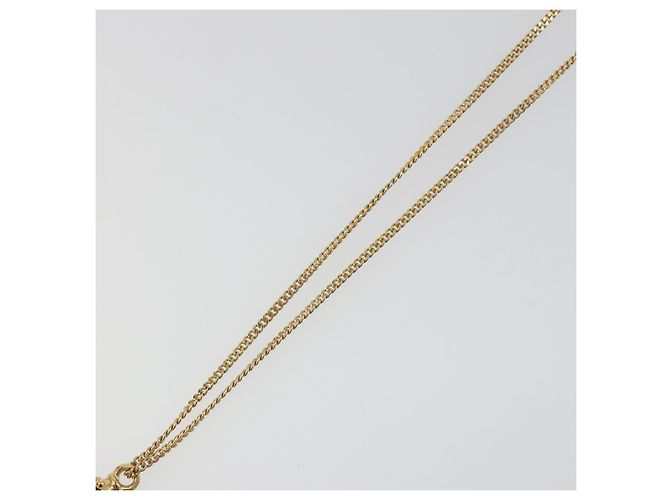 Collana BURBERRY metallo Gold Auth SW2375 D'oro - vista 10