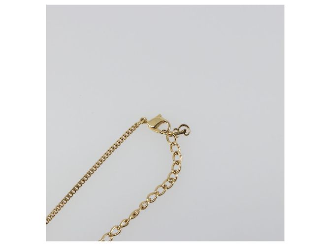 Collana BURBERRY metallo Gold Auth SW2375 D'oro - vista 7