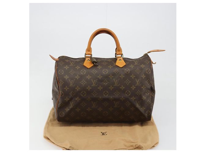 LOUIS VUITTON Borsa Monogram Speedy 35 M41524 LV Auth 187030SAV Monogramma - vista 12