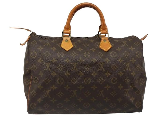 LOUIS VUITTON Borsa Monogram Speedy 35 M41524 LV Auth 187030SAV Monogramma - vista 2