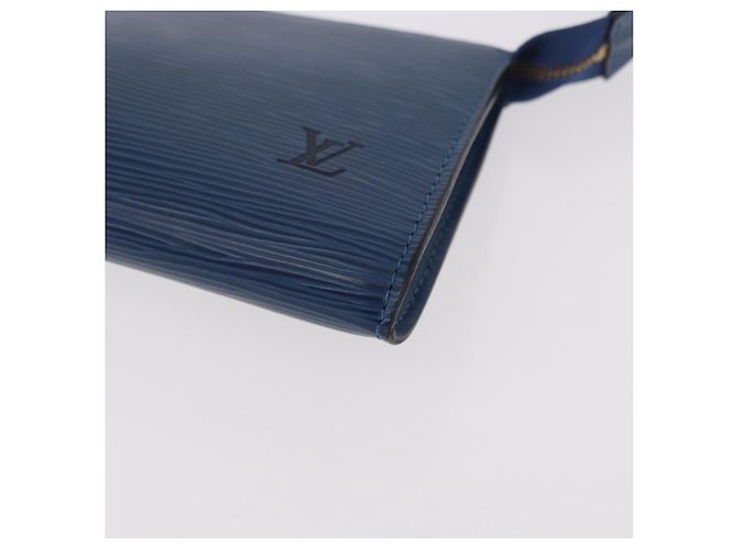 LOUIS VUITTON Epi Pochette Accessoires Pochette Blu M52985 LV Auth 187669 - vista 14