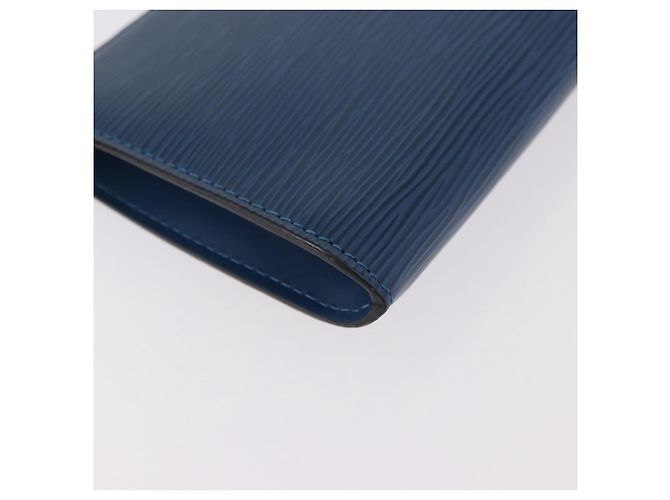 LOUIS VUITTON Epi Pochette Accessoires Pochette Blu M52985 LV Auth 187669 - vista 15