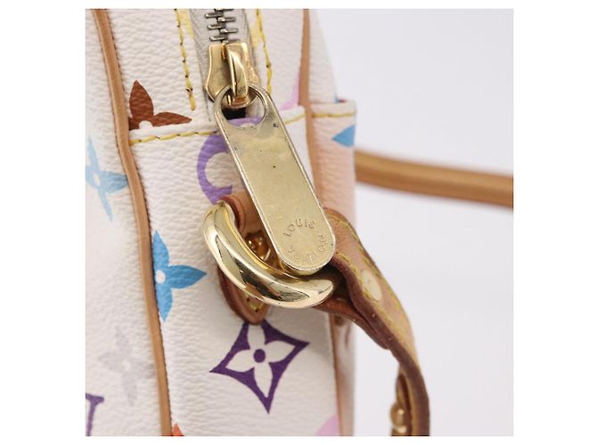 LOUIS VUITTON Monogram Multicolor Lift Shoulder Bag White M40055 LV Auth 187196A Blanco - vista 10
