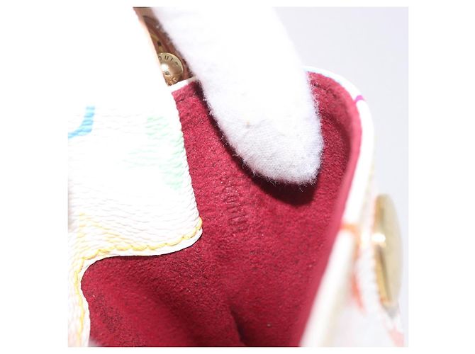 LOUIS VUITTON Monogram Multicolor Lift Shoulder Bag White M40055 LV Auth 187196A Blanco - vista 12