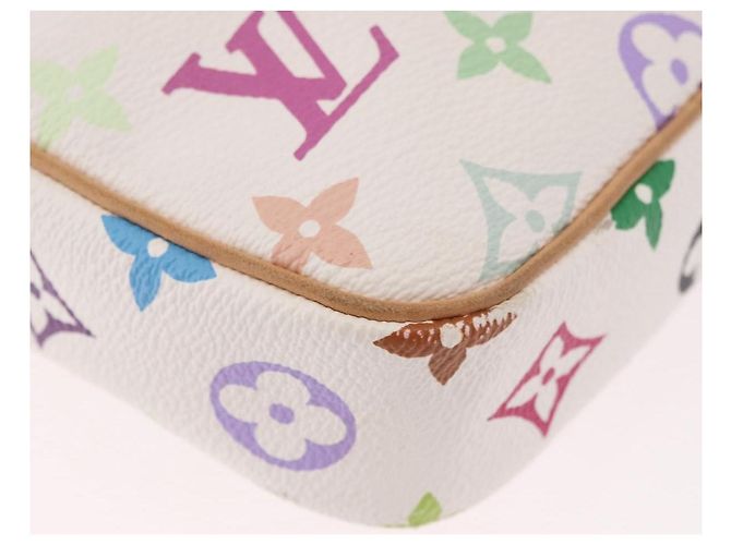 LOUIS VUITTON Monogram Multicolor Lift Shoulder Bag White M40055 LV Auth 187196A Blanco - vista 15
