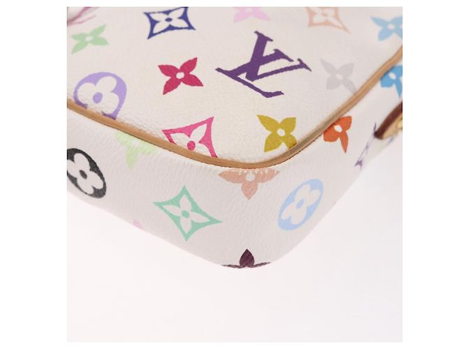 LOUIS VUITTON Monogram Multicolor Lift Shoulder Bag White M40055 LV Auth 187196A Blanco - vista 16