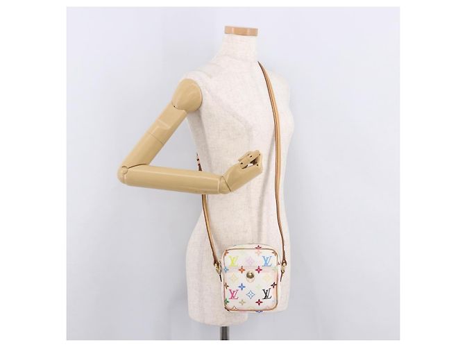 LOUIS VUITTON Monogram Multicolor Lift Shoulder Bag White M40055 LV Auth 187196A Blanco - vista 23