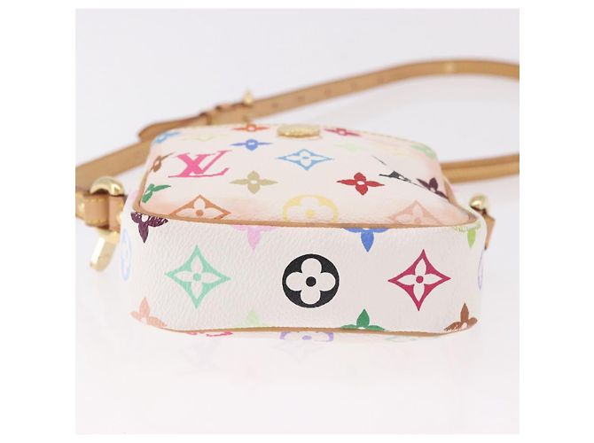 LOUIS VUITTON Monogram Multicolor Lift Shoulder Bag White M40055 LV Auth 187196A Blanco - vista 5