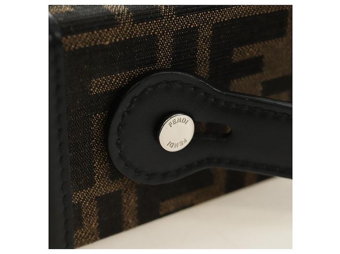 FENDI Zucca FRGMT POKEMON Mamma Baguette Soft Trunk Dragonite Auth am11869SM Marrone Nero - vista 14