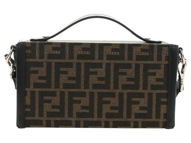 FENDI Zucca FRGMT POKEMON Mamma Baguette Soft Trunk Dragonite Auth am11869SM Marrone Nero - vista 2