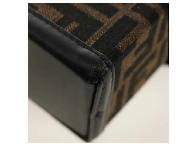 FENDI Zucca FRGMT POKEMON Mamma Baguette Soft Trunk Dragonite Auth am11869SM Marrone Nero - vista 24