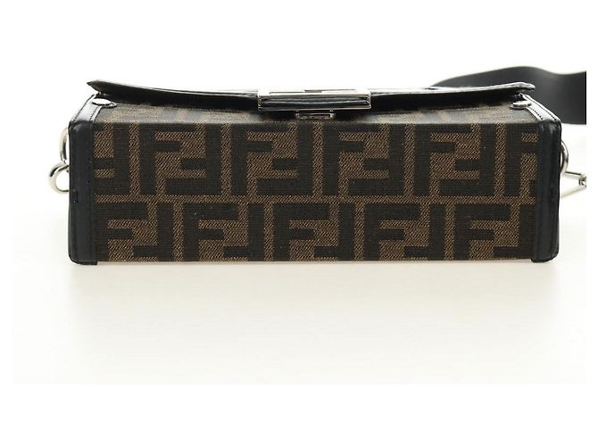 FENDI Zucca FRGMT POKEMON Mamma Baguette Soft Trunk Dragonite Auth am11869SM Marrone Nero - vista 5