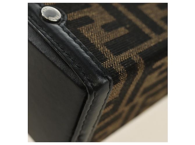 FENDI Zucca FRGMT POKEMON Mamma Baguette Soft Trunk Dragonite Auth am11869SM Marrone Nero - vista 8