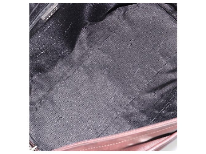 LOEWE Amazona 36 Handtasche Leder Braun Silber Authentisch 186080V - Ansicht 10