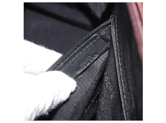 LOEWE Amazona 36 Handtasche Leder Braun Silber Authentisch 186080V - Ansicht 11