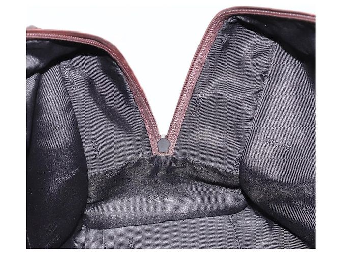 LOEWE Amazona 36 Handtasche Leder Braun Silber Authentisch 186080V - Ansicht 22