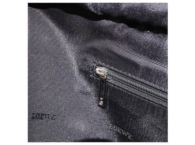 LOEWE Amazona 36 Handtasche Leder Braun Silber Authentisch 186080V - Ansicht 23