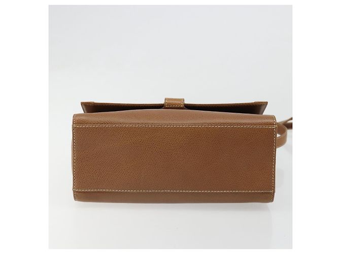 Borsa a Spalla LOEWE Anagram in Pelle 2way Marrone Oro Auth 186112 D'oro - vista 5
