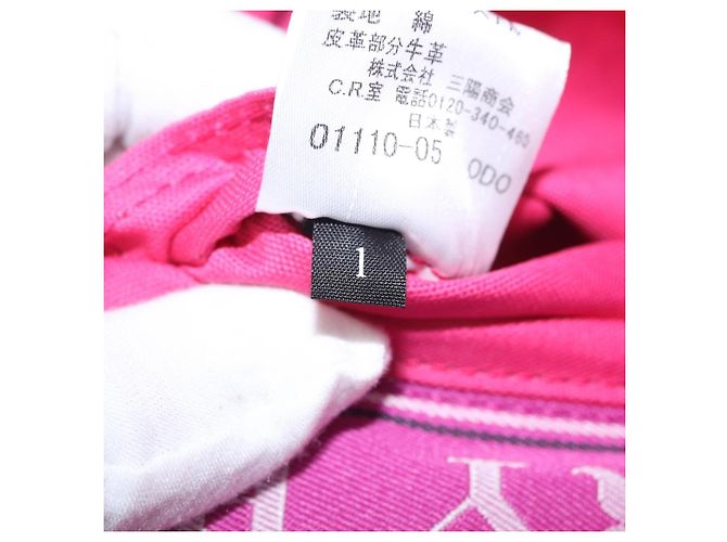 BURBERRY Blue Label Handtasche Canvas Rosa Authentisch 187361A Pink - Ansicht 12