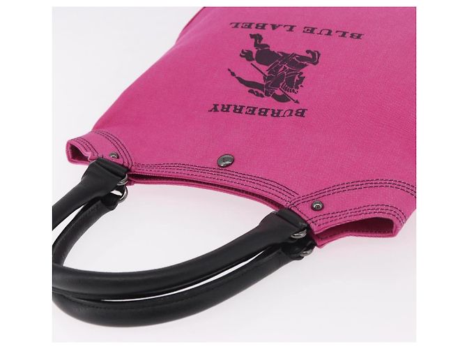 BURBERRY Blue Label Handtasche Canvas Rosa Authentisch 187361A Pink - Ansicht 6
