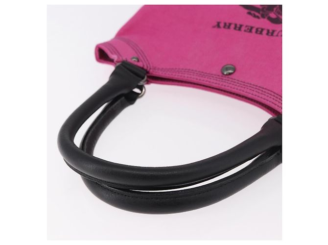 BURBERRY Blue Label Handtasche Canvas Rosa Authentisch 187361A Pink - Ansicht 7
