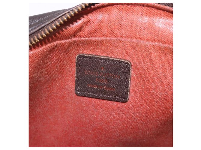LOUIS VUITTON Damier Ebene Trousse Toilette 25 Clutch Bag N47624 LV Auth 187635 - vista 9
