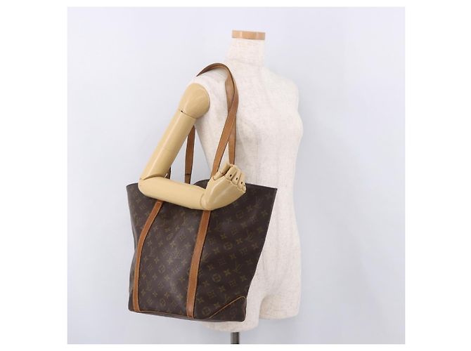 LOUIS VUITTON Monogram Sac Shopping Tote Bag M51108 LV Auth 187105 Monogramma - vista 25