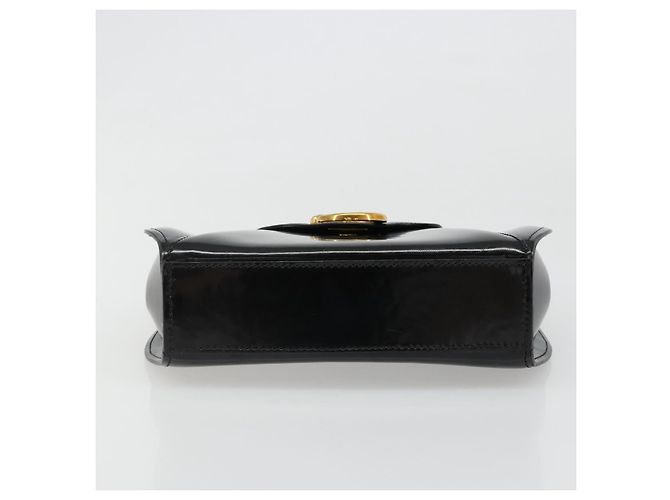 Borsa CARTIER PANTHERE in pelle vernice nera argento Auth 186858A Nero - vista 5