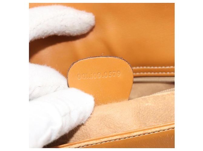 Bolso de Hombro GUCCI Micro GG Supreme PVC Blanco Oro 001 109 0579 Auth BA13477 Dorado - vista 12